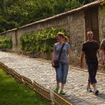 In a well frequented park