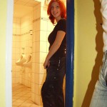 At a small billiard bar