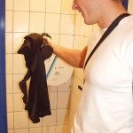 At a small billiard bar