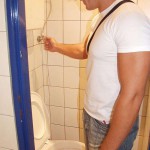 At a small billiard bar