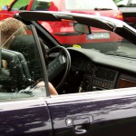A parking lot at a water supply dam