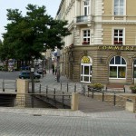 In the center of a small village