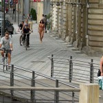 In the center of a small village