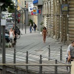 In the center of a small village