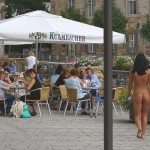 In the center of a small village