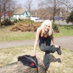 In a residential area