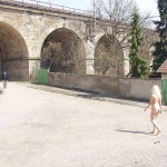 In a residential area