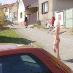 In a residential area