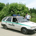 A car break down at the roadside