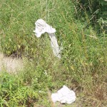 A car break down at the roadside