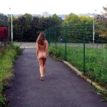 Next to a road in a shop