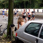 At a marathon race