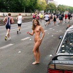 At a marathon race