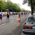 At a marathon race