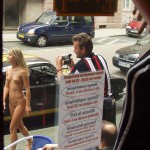 In a cafe cocktail bar downtown