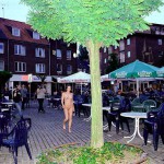 In and around a very trendy bar