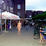 In and around a very trendy bar