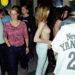 In and around a very trendy bar