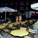 In and around a very trendy bar