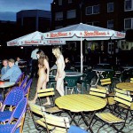 In and around a very trendy bar