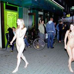 In and around a very trendy bar