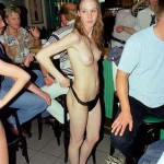 In and around a very trendy bar