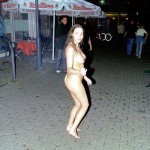 In and around a very trendy bar