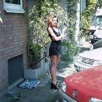 On a street in the city centre