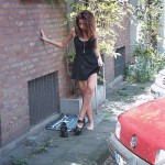 On a street in the city centre