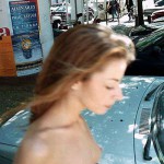 On a street in the city centre