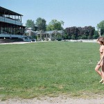 On a horseracing track