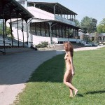 On a horseracing track