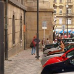 In the center of Prague and in a park