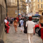 In the center of Prague and in a park