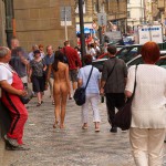 In the center of Prague and in a park