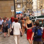 In the center of Prague and in a park