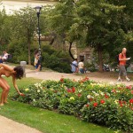 In the center of Prague and in a park