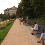 In the center of Prague and in a park