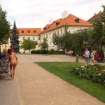 In the center of Prague and in a park
