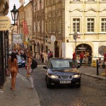 In the center of Prague