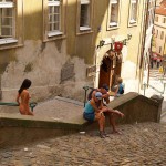 In the center of Prague