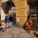 In the center of Prague