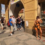 In the center of Prague