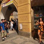 In the center of Prague