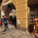 In the center of Prague