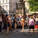 In the center of Prague