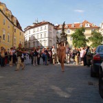 In the center of Prague