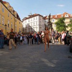 In the center of Prague