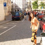 In the center of Prague