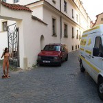 In the center of Prague